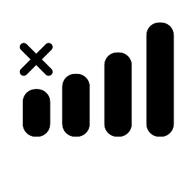 简约没信号标志