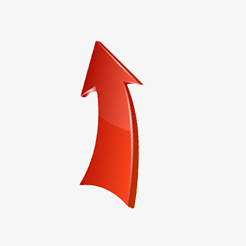 卡通涨价的箭头标志png