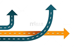 箭头的道路