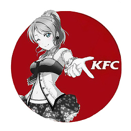 肯德基漫画美女标志