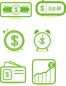 精美的金融类标签图标矢量图