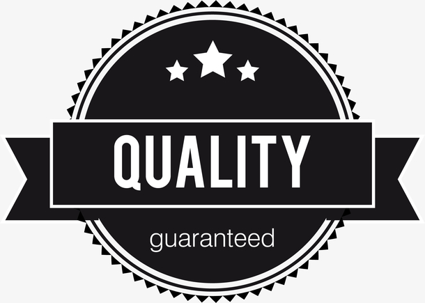 蓝色简约质量标志素材免费下载_觅元素