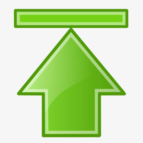 退回顶部透明箭头指向图标免抠素材免费下载_觅元素51yuansu.com