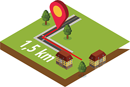 矢量图实景路线图