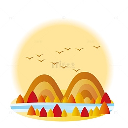 山野装饰素材图案