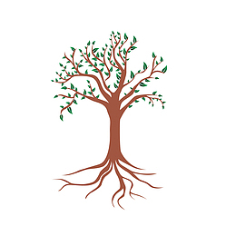 卡通树矢量图下载