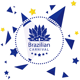 几何碎片狂欢海报