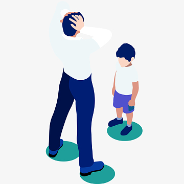 家庭亲子卡通素材_家庭亲子卡通图片元素-觅元素