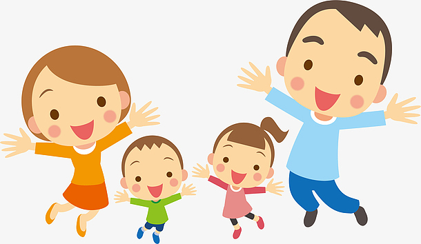 关键词 : 卡通手绘,水彩,彩色,生活,家庭,一家四口,开心,跳起,灵感