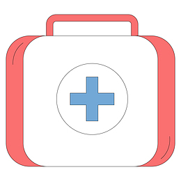 卡通医药急救箱设计