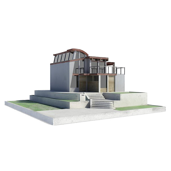 海边别墅模型3