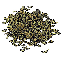 茶叶干货矢量插画