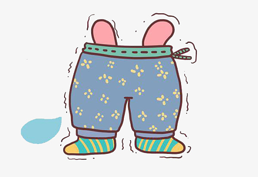 冷到缩到秋裤里装饰png