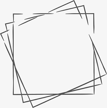 简约多边形线条标签