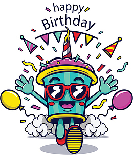 卡通杯子蛋糕小人