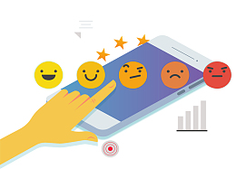 不同表情满意度评价