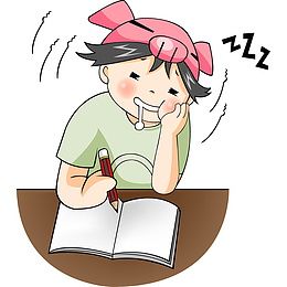 睡觉的小孩子