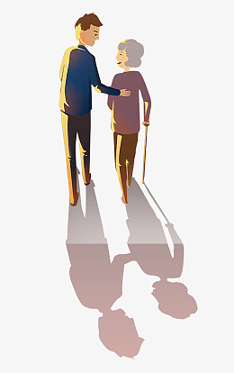 png中国传统文化pngpng重阳节 织毛线 孝顺老人pngpng给妈妈洗脚剪影