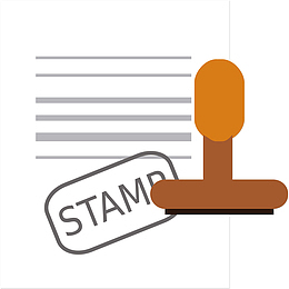 商务盖章免抠图标