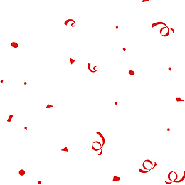 彩色彩纸飘落元素