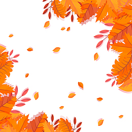 矢量片片枯叶下载