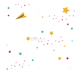 彩色星星漂浮效果