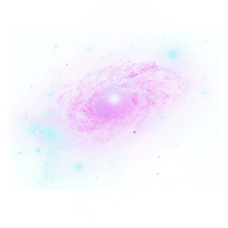 蓝紫色太空星系紫色星云