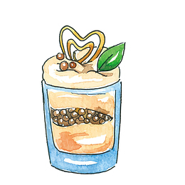 矢量焦糖奶油下载