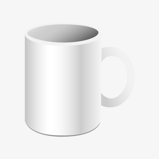 灰色的杯子免抠素材免费下载_觅元素51yuansu.com