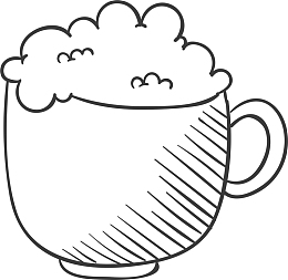 黑白杯子