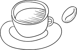 黑白杯子