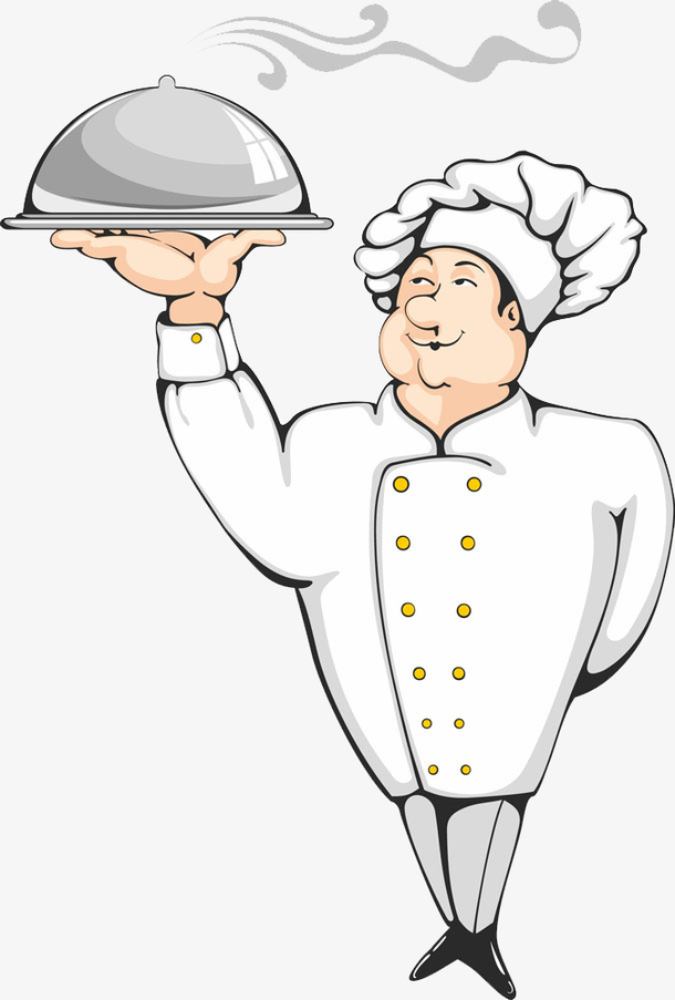手绘厨师素材免费下载_觅元素