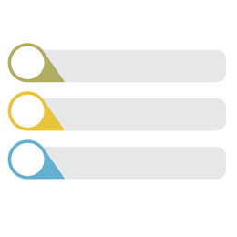 ppt标题元素条形边框背景