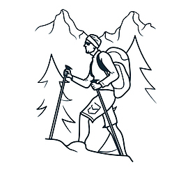 世界步行日装饰素材团