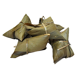 绿色简约装饰粽子装饰图