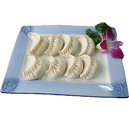 盘装速冻水饺速冻食品素材