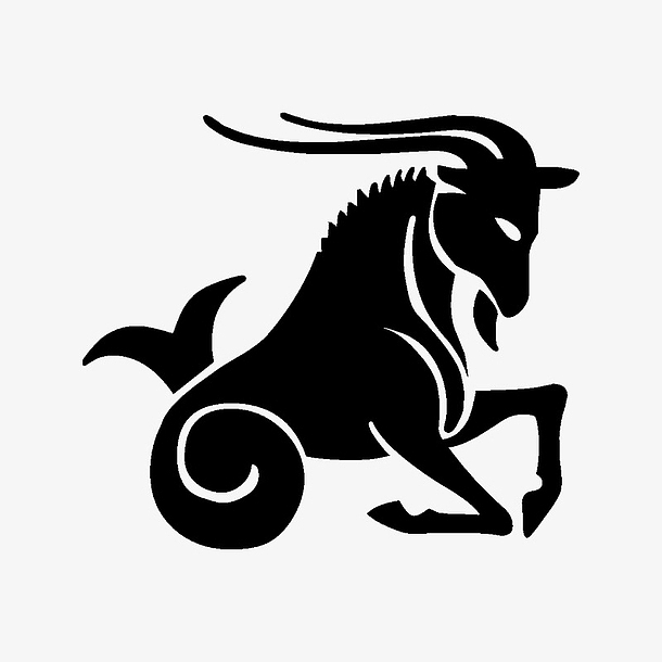 黑色手绘藏羚羊png素材免费下载_觅元素