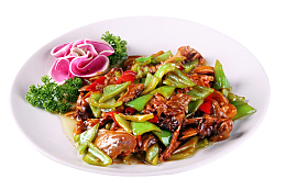 青椒香辣小炒羊肉