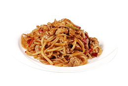 麻辣羊肉爆炒米粉