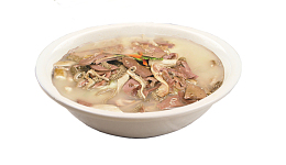 唯美餐饮美食羊杂汤碗
