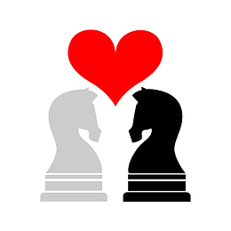 手绘西洋棋子免抠图