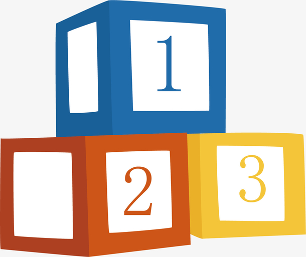 矢量图数字学习图