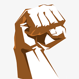 卡通手绘拳头免扣免费下载