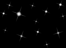 白色梦幻星星