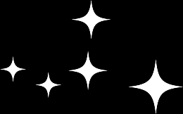 白色闪耀星星