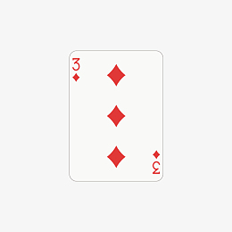 方块三扑克牌