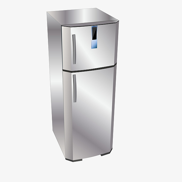 家电电冰箱设计矢量图