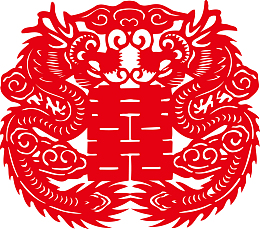 创意喜字帖素材图
