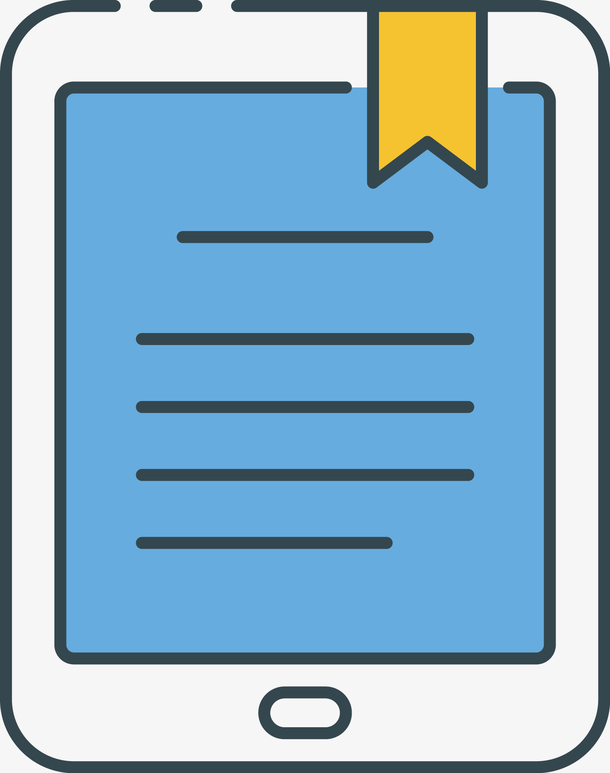 卡通电子书免抠图标