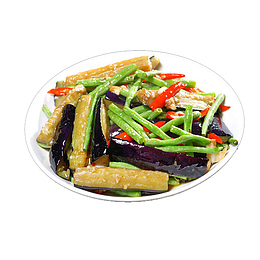 产品实物特色茄子豆角